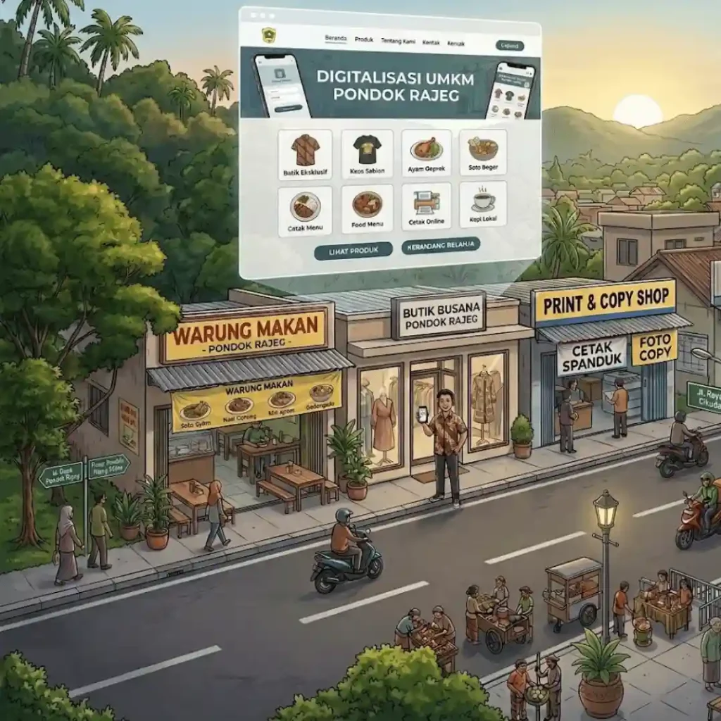 Jasa Pembuatan Website Pondok Rajeg Cibinong